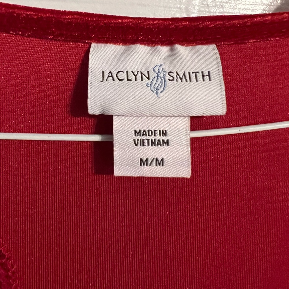 *5/$20* Jaclyn smith velvet top - Picture 2 of 4